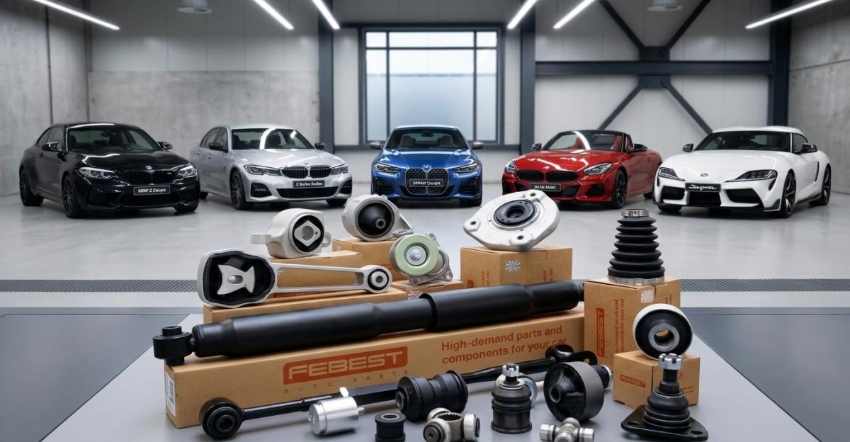 С приходом летнего сезона компания FEBEST представила ряд обновлений для моделей BMW
