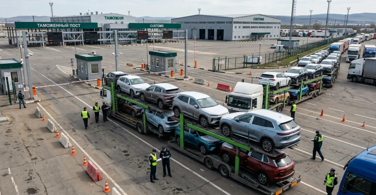 Объем импорта легковых автомобилей из Китая в Россию увеличился в два раза