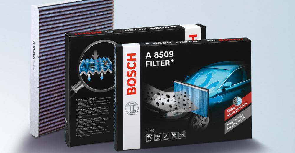 Новые салонные фильтры Bosch для аллергиков