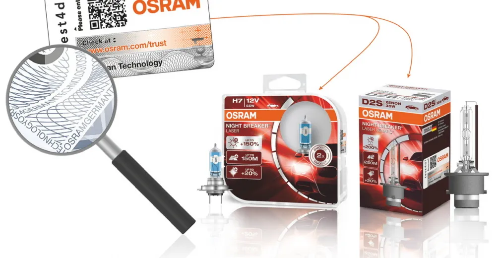 OSRAM расширил возможности приложения проверки ламп на подлинность 