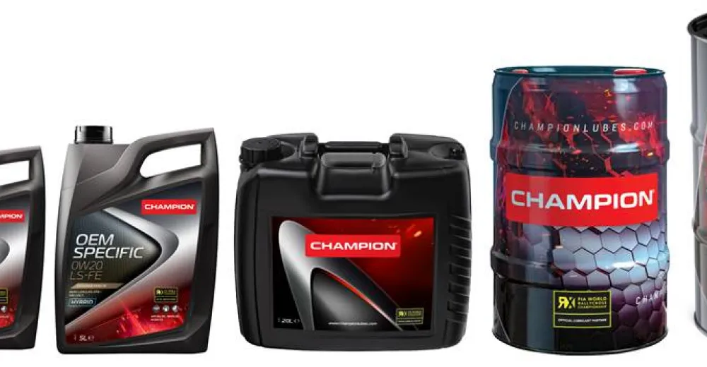 CHAMPION представил новый дизайн канистр и бочек