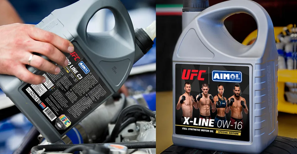 AIMOL открывает продажи моторных масел в лицензионном партнерстве с UFC