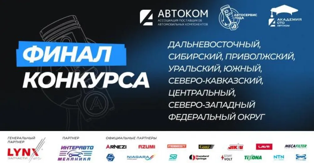 «Автосервис года 2026»: названы сильнейшие автосервисы федеральных округов