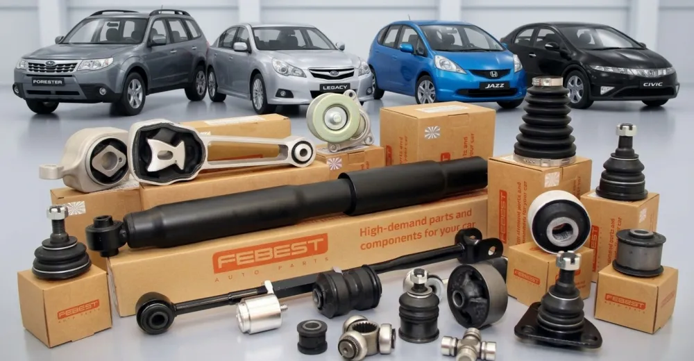 Новые поступления FEBEST для автомобилей SUBARU и HONDA