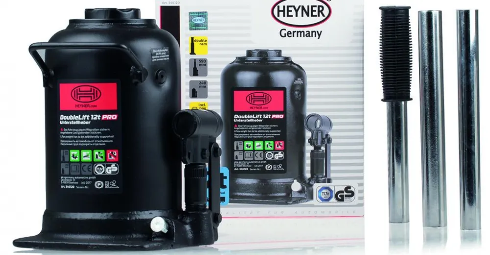 Новая линейка двухступенчатых гидравлических домкратов HEYNER