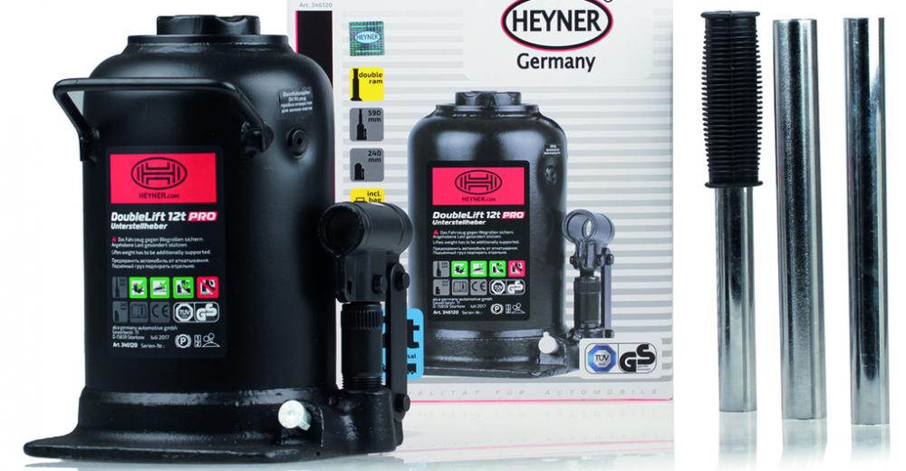 Новая линейка двухступенчатых гидравлических домкратов HEYNER