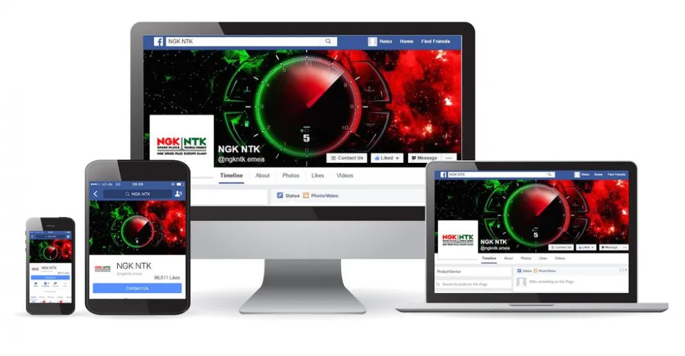 Новый аккаунт NGK в Facebook 