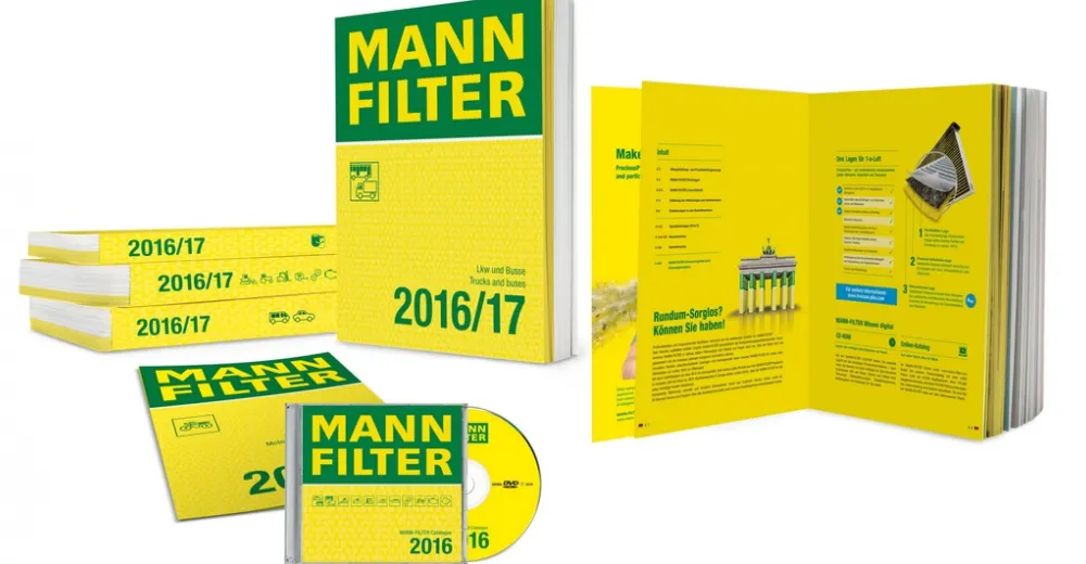 Новый комплект каталогов MANN-FILTER 
