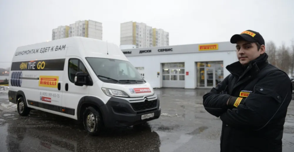 Мобильный шиномонтаж Pirelli ON THE GO