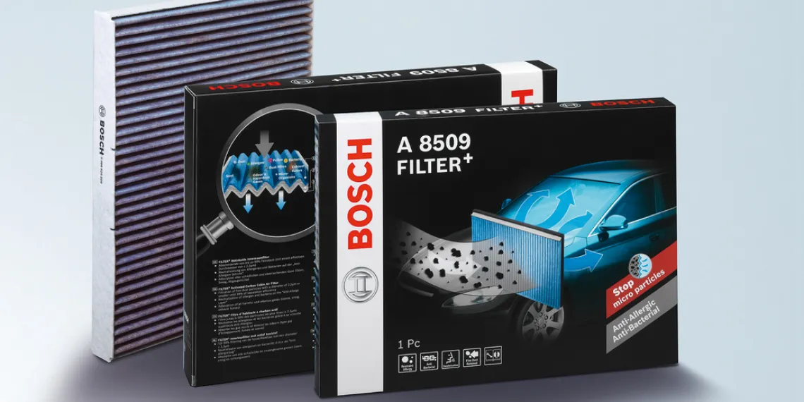 Новые салонные фильтры Bosch для аллергиков
