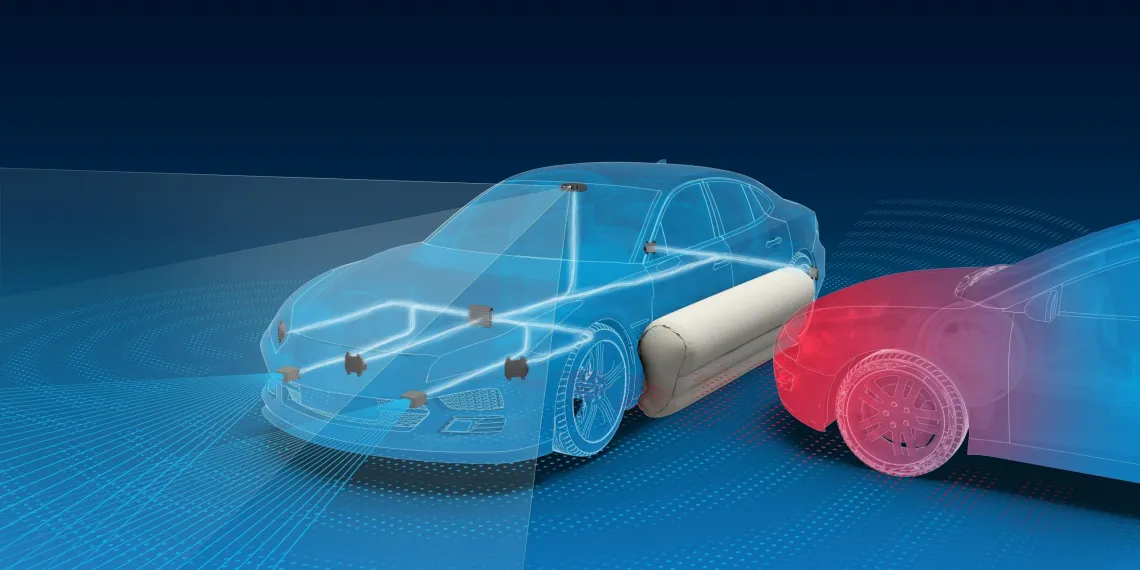 Подушка безопасности ZF открывается до столкновения
