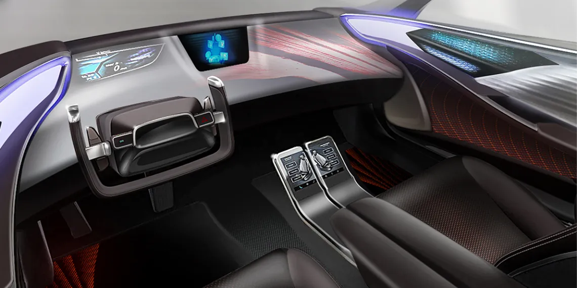 Toyota Boshoku с инновационным интерьером на CES -2019