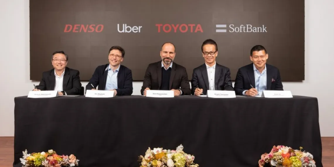 Toyota, DENSO и SVF инвестируют 1 миллиард в Uber ATG