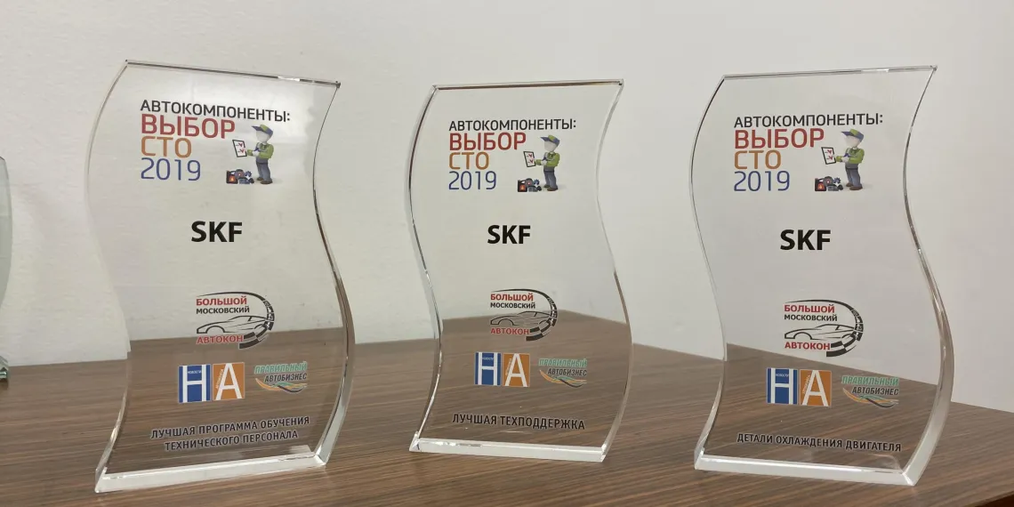 SKF одержала победу в трех номинациях