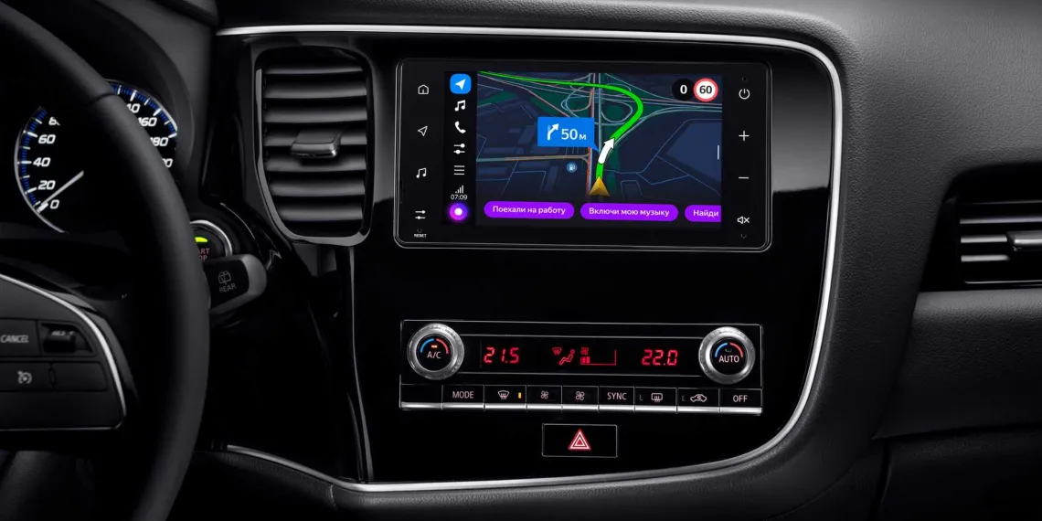 Mitsubishi Outlander и Pajero Sport оснастили системой Яндекс.Авто