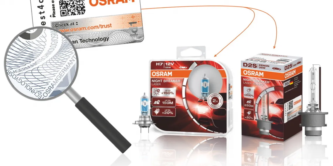OSRAM расширил возможности приложения проверки ламп на подлинность 