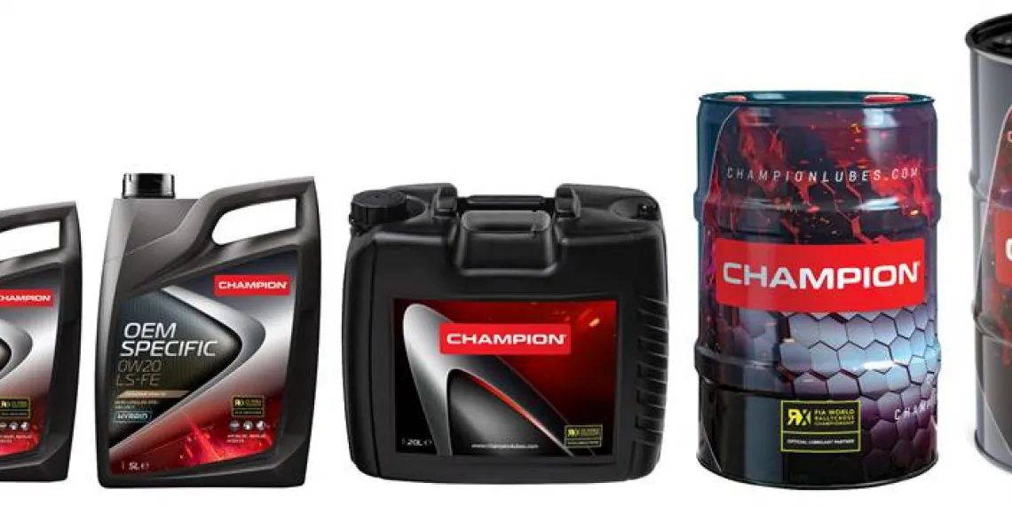 CHAMPION представил новый дизайн канистр и бочек