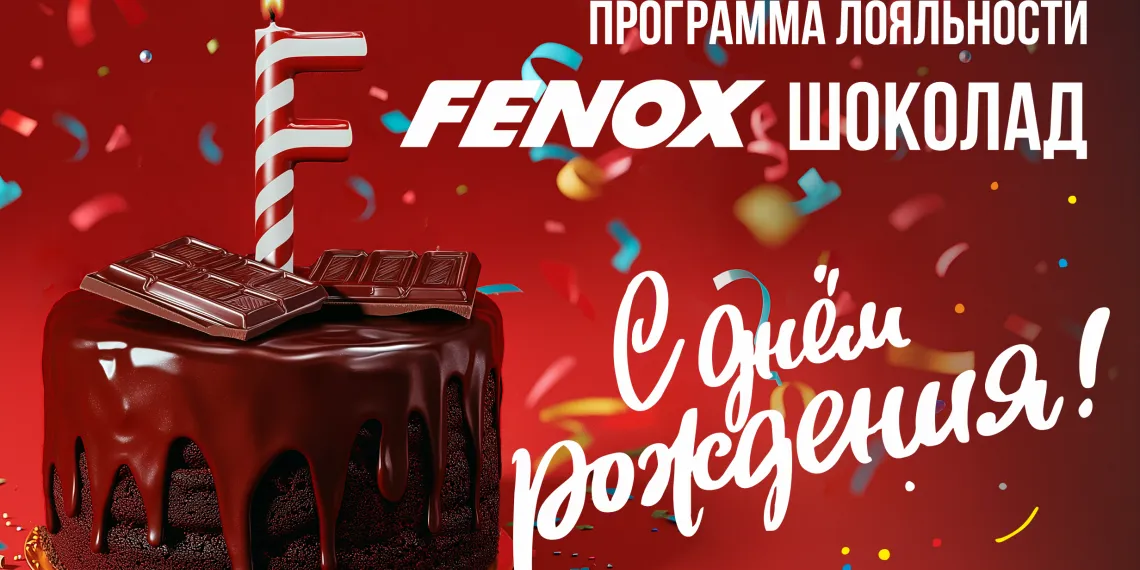 Программе Лояльности «FENOX Шоколад» один год