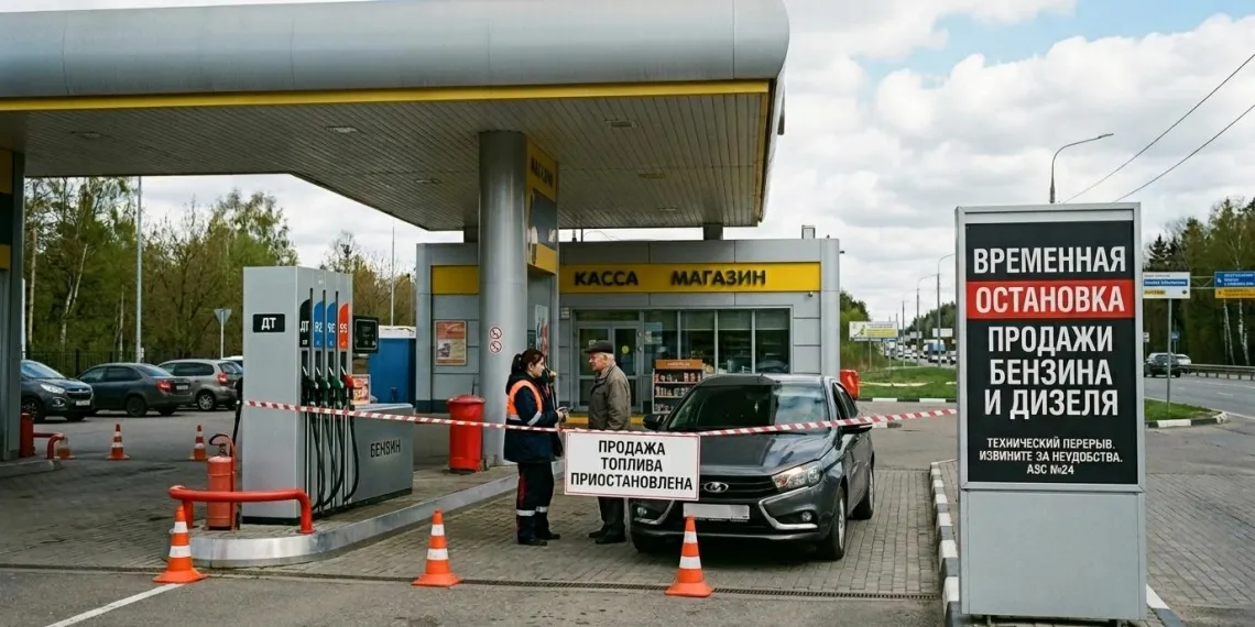 Временная остановка продажи бензина и дизеля для гражданского населения в Крыму