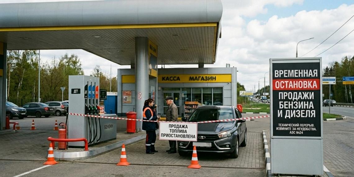 Временная остановка продажи бензина и дизеля для гражданского населения в Крыму