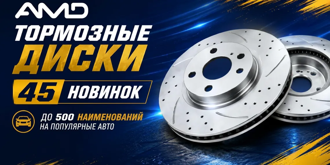 Ассортимент тормозных дисков AMD стал еще шире