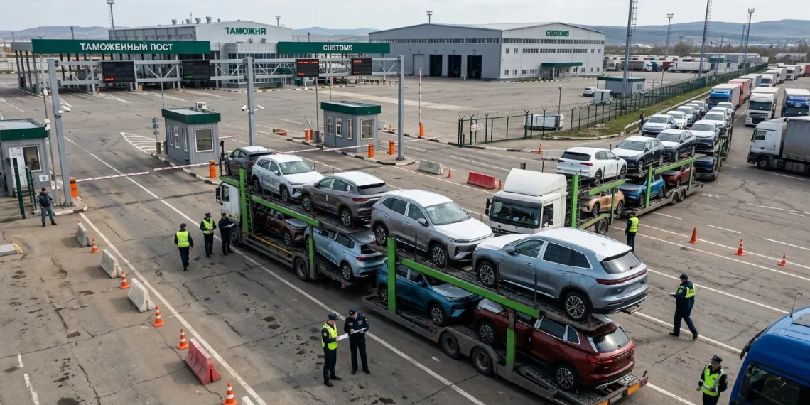 Объем импорта легковых автомобилей из Китая в Россию увеличился в два раза