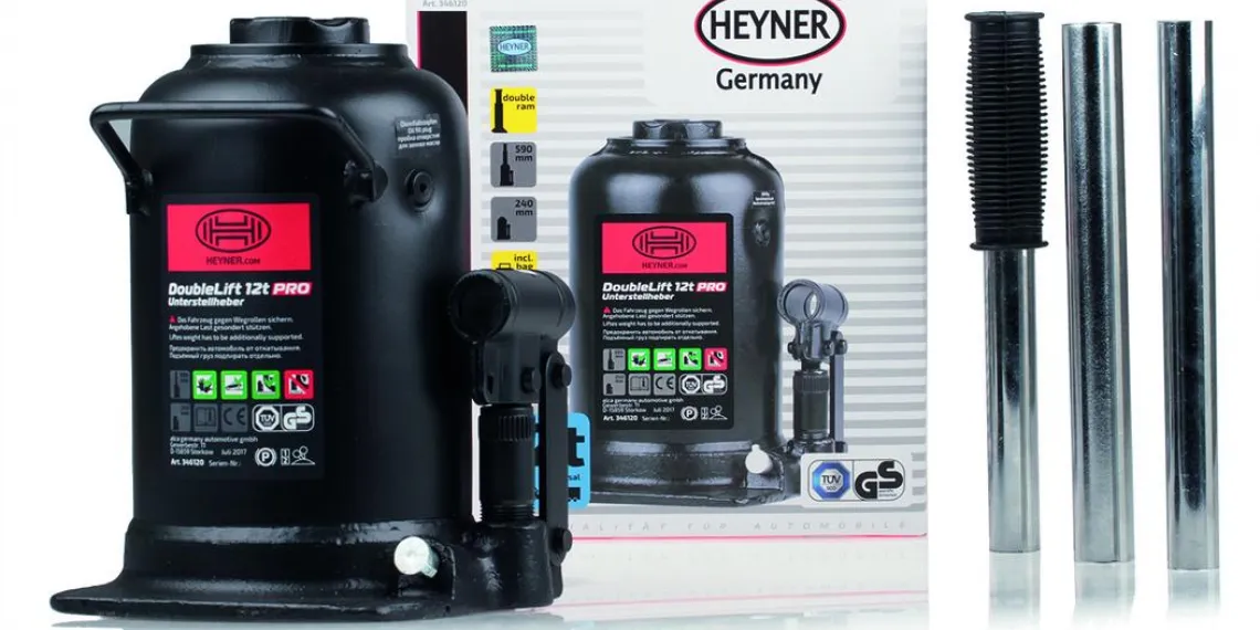 Новая линейка двухступенчатых гидравлических домкратов HEYNER