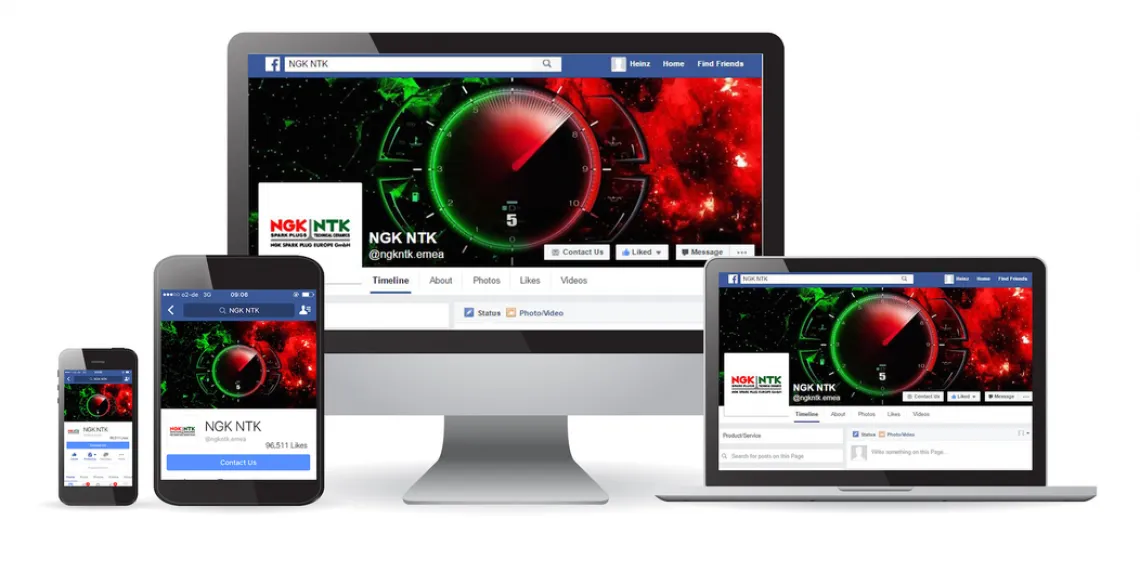 Новый аккаунт NGK в Facebook 
