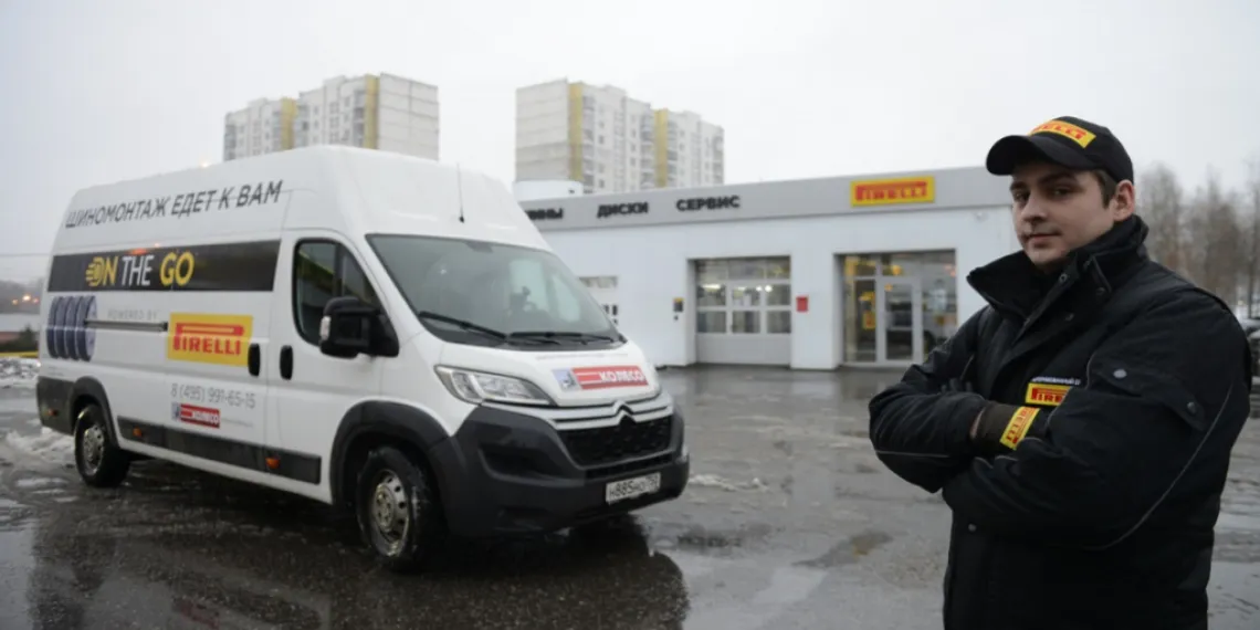 Мобильный шиномонтаж Pirelli ON THE GO